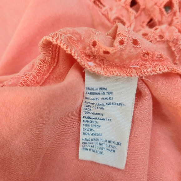 Coral Lace Tee by AE - Picture 4 of 4